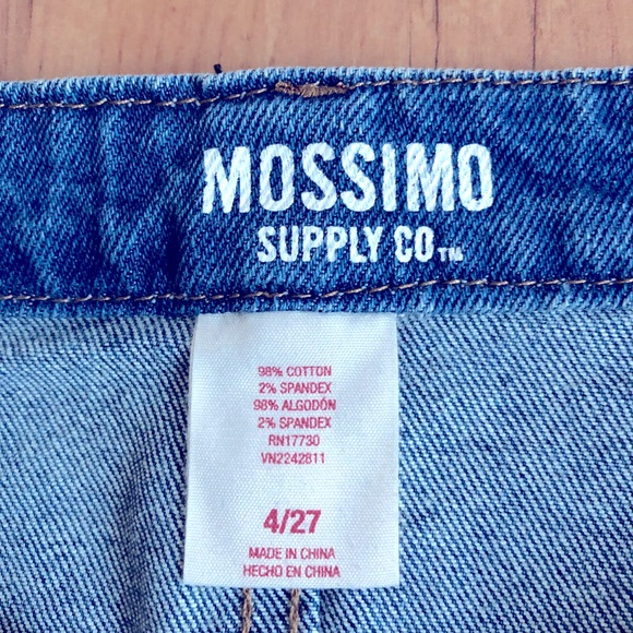 Mossimo Denim Skirt Distressed Size 4 Women’s - Picture 3 of 13